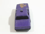 Unknown Brand Taxi Cab Style Sedan Purple Die Cast Toy Car Vehicle