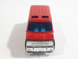 Welly No. 1112 Fire Dept. Emergency Service Van Red Die Cast Toy Car Vehicle