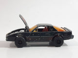 Vintage Majorette Pontiac Firebird Trans Am Black Die Cast Toy Car Vehicle w/ Opening Hood