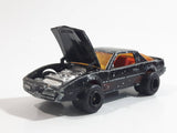 Vintage Majorette Pontiac Firebird Trans Am Black Die Cast Toy Car Vehicle w/ Opening Hood