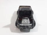 Vintage Majorette Pontiac Firebird Trans Am Black Die Cast Toy Car Vehicle w/ Opening Hood