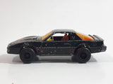 Vintage Majorette Pontiac Firebird Trans Am Black Die Cast Toy Car Vehicle w/ Opening Hood