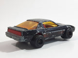 Vintage Majorette Pontiac Firebird Trans Am Black Die Cast Toy Car Vehicle w/ Opening Hood