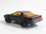 Vintage Majorette Pontiac Firebird Trans Am Black Die Cast Toy Car Vehicle w/ Opening Hood