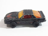 Vintage Majorette Pontiac Firebird Trans Am Black Die Cast Toy Car Vehicle w/ Opening Hood