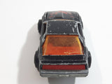 Vintage Majorette Pontiac Firebird Trans Am Black Die Cast Toy Car Vehicle w/ Opening Hood