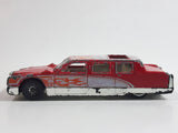 2002 Hot Wheels Happy Birthday Limozeen Red Enamel Die Cast Toy Car Limousine Limo Vehicle
