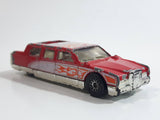2002 Hot Wheels Happy Birthday Limozeen Red Enamel Die Cast Toy Car Limousine Limo Vehicle