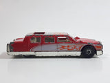 2002 Hot Wheels Happy Birthday Limozeen Red Enamel Die Cast Toy Car Limousine Limo Vehicle