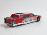 2002 Hot Wheels Happy Birthday Limozeen Red Enamel Die Cast Toy Car Limousine Limo Vehicle