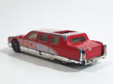 2002 Hot Wheels Happy Birthday Limozeen Red Enamel Die Cast Toy Car Limousine Limo Vehicle