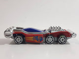 Maisto Unknown Model Red Blue Chrome Die Cast Toy Car Vehicle