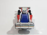 Maisto Unknown Model Red Blue Chrome Die Cast Toy Car Vehicle