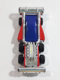 Maisto Unknown Model Red Blue Chrome Die Cast Toy Car Vehicle