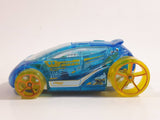 2015 Hot Wheels HW Race X-Raycers Vandetta Translucent Blue Die Cast Toy Car Vehicle