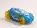 2015 Hot Wheels HW Race X-Raycers Vandetta Translucent Blue Die Cast Toy Car Vehicle