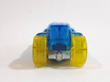 2015 Hot Wheels HW Race X-Raycers Vandetta Translucent Blue Die Cast Toy Car Vehicle