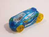 2015 Hot Wheels HW Race X-Raycers Vandetta Translucent Blue Die Cast Toy Car Vehicle