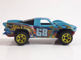 2014 Hot Wheels HW Off-Road: Off Track Baja Truck #68 Light Blue Die Cast Toy Car Vehicle