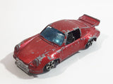 Vintage Summer Marz Karz No. s672 Porsche Turbo Red Die Cast Toy Car Vehicle
