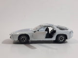 Vintage 1980s Porsche 928 Turbo White Die Cast Toy Race Car Vehicle w/ Opening Doors Made in Hong Kong