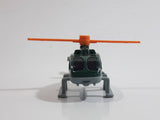 2018 Matchbox Wildfire Rescue Rescue Helicopter Dark Green Die Cast Toy Aircraft Vehicle