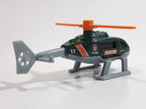 2018 Matchbox Wildfire Rescue Rescue Helicopter Dark Green Die Cast Toy Aircraft Vehicle