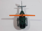2018 Matchbox Wildfire Rescue Rescue Helicopter Dark Green Die Cast Toy Aircraft Vehicle