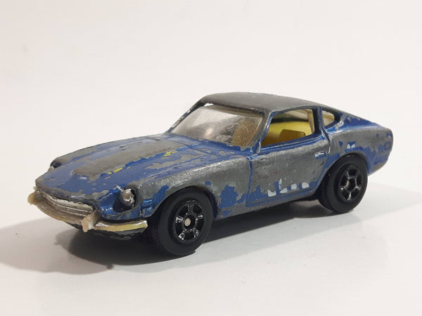 Vintage PlayArt Datsun 240Z Light Blue 7 Die Cast Toy Car Vehicle - Hong Kong