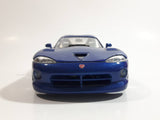Burago Dodge Viper GTS Coupe Blue 1/24 Scale Die Cast Toy Car Vehicle with Opening Doors