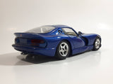Burago Dodge Viper GTS Coupe Blue 1/24 Scale Die Cast Toy Car Vehicle with Opening Doors