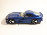 Burago Dodge Viper GTS Coupe Blue 1/24 Scale Die Cast Toy Car Vehicle with Opening Doors