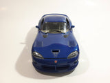 Burago Dodge Viper GTS Coupe Blue 1/24 Scale Die Cast Toy Car Vehicle with Opening Doors