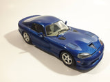 Burago Dodge Viper GTS Coupe Blue 1/24 Scale Die Cast Toy Car Vehicle with Opening Doors