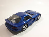 Burago Dodge Viper GTS Coupe Blue 1/24 Scale Die Cast Toy Car Vehicle with Opening Doors