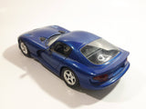 Burago Dodge Viper GTS Coupe Blue 1/24 Scale Die Cast Toy Car Vehicle with Opening Doors