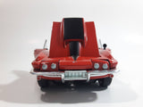 Classic Motor Works 1967 Corvette L71 Roadster Convertible Red 1/24 Scale Die Cast Toy Car Vehicle with Opening Doors and Hood