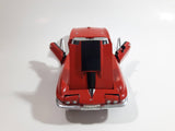 Classic Motor Works 1967 Corvette L71 Roadster Convertible Red 1/24 Scale Die Cast Toy Car Vehicle with Opening Doors and Hood