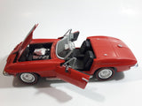 Classic Motor Works 1967 Corvette L71 Roadster Convertible Red 1/24 Scale Die Cast Toy Car Vehicle with Opening Doors and Hood