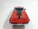Classic Motor Works 1967 Corvette L71 Roadster Convertible Red 1/24 Scale Die Cast Toy Car Vehicle with Opening Doors and Hood