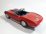 Classic Motor Works 1967 Corvette L71 Roadster Convertible Red 1/24 Scale Die Cast Toy Car Vehicle with Opening Doors and Hood