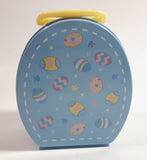Build-A-Bear Easter Bunny Themed Small Lunch Box Style Tin Metal Container with Handle