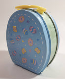 Build-A-Bear Easter Bunny Themed Small Lunch Box Style Tin Metal Container with Handle