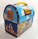 2001 Bob The Builder Tin Metal Curved Top Lunch Box