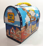 2001 Bob The Builder Tin Metal Curved Top Lunch Box