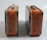 2002 JOKS The Osbourne Family Bubble Gum Miniature Lunch Box Style Tin Metal Container Set of 2