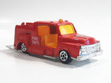 Unknown Brand Fire Dept Ladder Truck Red Die Cast Toy Car Vehicle