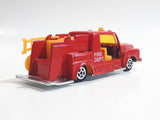 Unknown Brand Fire Dept Ladder Truck Red Die Cast Toy Car Vehicle