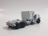 Vintage 1980s Yat Ming White Kenworth Semi Tractor Truck Die Cast Toy Car Vehicle