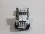 Vintage 1980s Yat Ming White Kenworth Semi Tractor Truck Die Cast Toy Car Vehicle